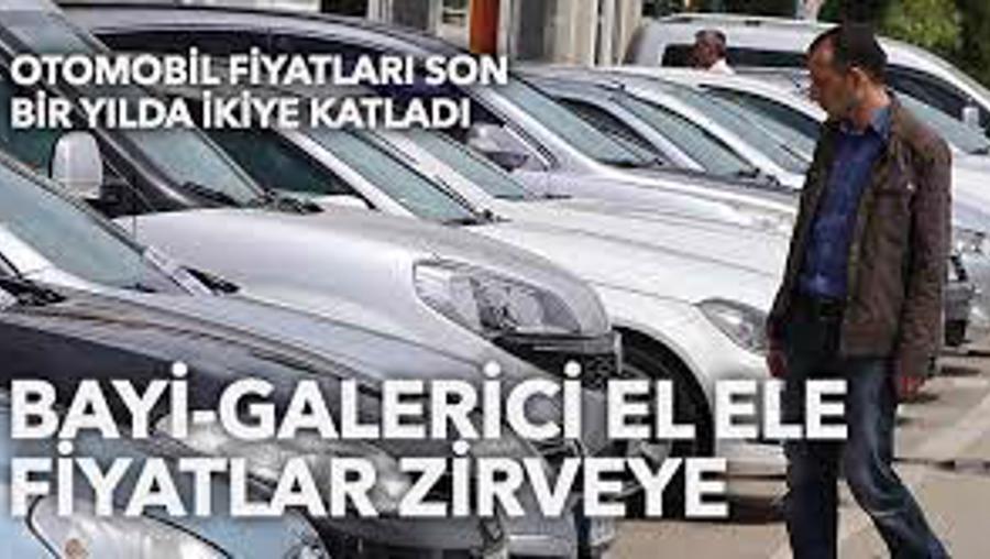 Bayi-galerici el ele fiyatlar zirveye